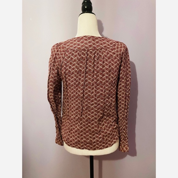 Anthropologie Maeve Orli Bibbed Button down blouse - Picture 4 of 8
